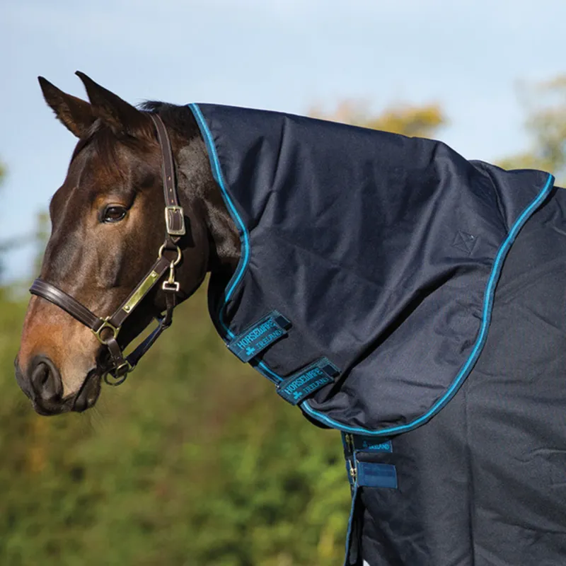 Horseware Amigo Bravo 12 Lightweight Turnout Hood - 0g - Navy/Navy